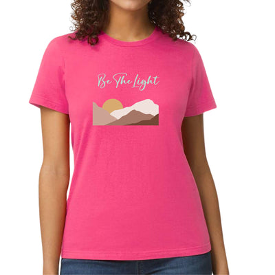 Womens Graphic T-shirt Say It Soul Be The Light Illustration - Womens | T-Shirts