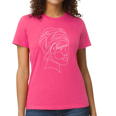 Womens Graphic T - shirt Say It Soul - Line Art Woman Self Worth | T - Shirts
