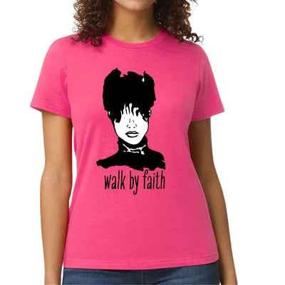 Womens Graphic T-shirt Say It Soul Walk By Faith Positive - Womens | T-Shirts
