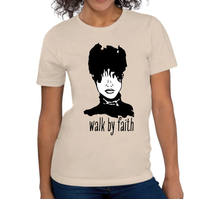 Womens Graphic T-shirt Say It Soul Walk By Faith Positive - Womens | T-Shirts