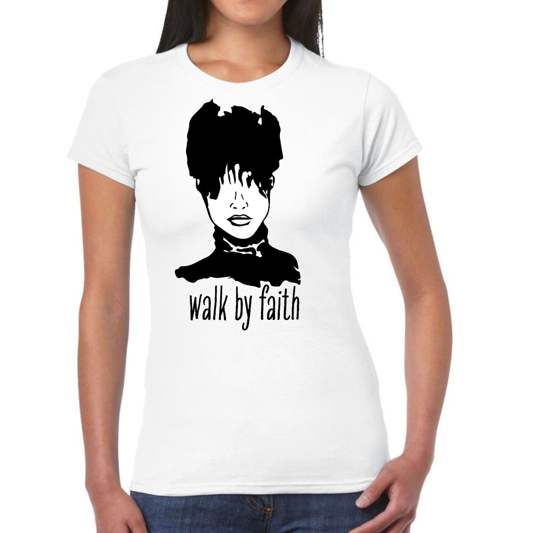 Womens Graphic T-shirt Say it Soul Walk by Faith - Womens | T-Shirts