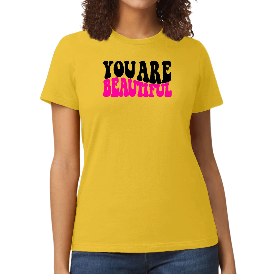 Womens Graphic T-shirt you are Beautiful Print - Womens | T-Shirts