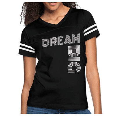 Womens Graphic Vintage Tee Dream Big Sport T-shirt - Womens | T-Shirts