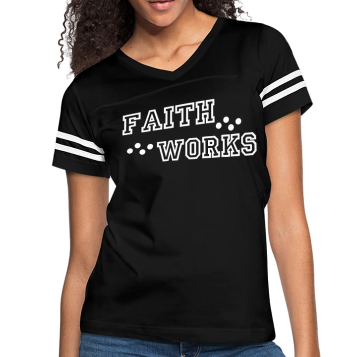 Womens Graphic Vintage Tee Faith Works Sport T-shirt - Womens | T-Shirts