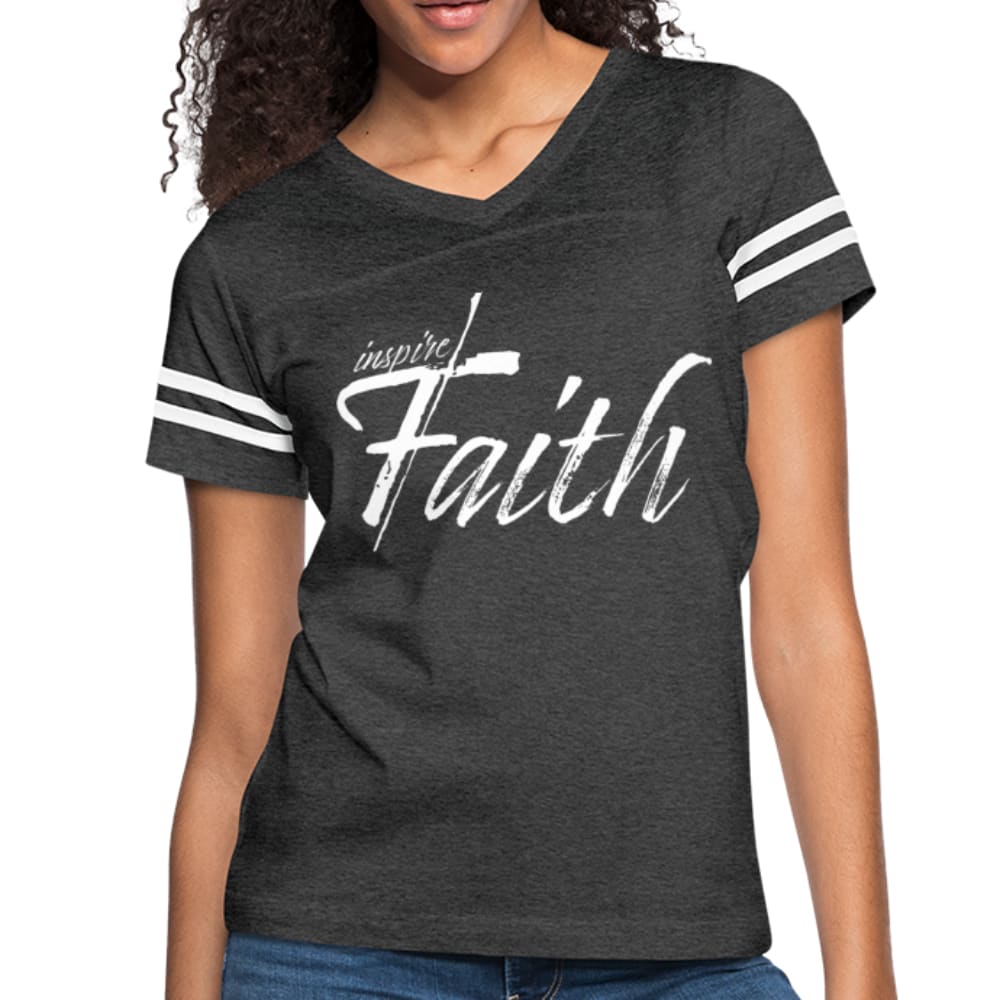 Womens Graphic Vintage Tee Inspire Faith Sport T-shirt - Womens | T-Shirts