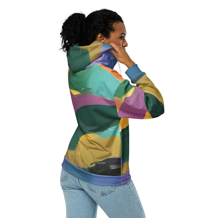 Womens Graphic Zip Hoodie Stand Firm