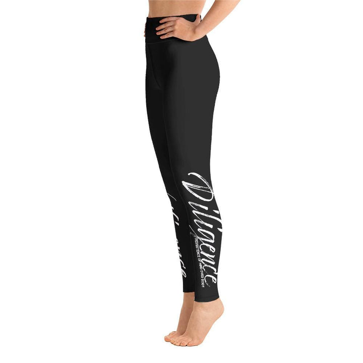 Womens High-waist Fitness Legging Yoga Pants Diligence Script - Womens