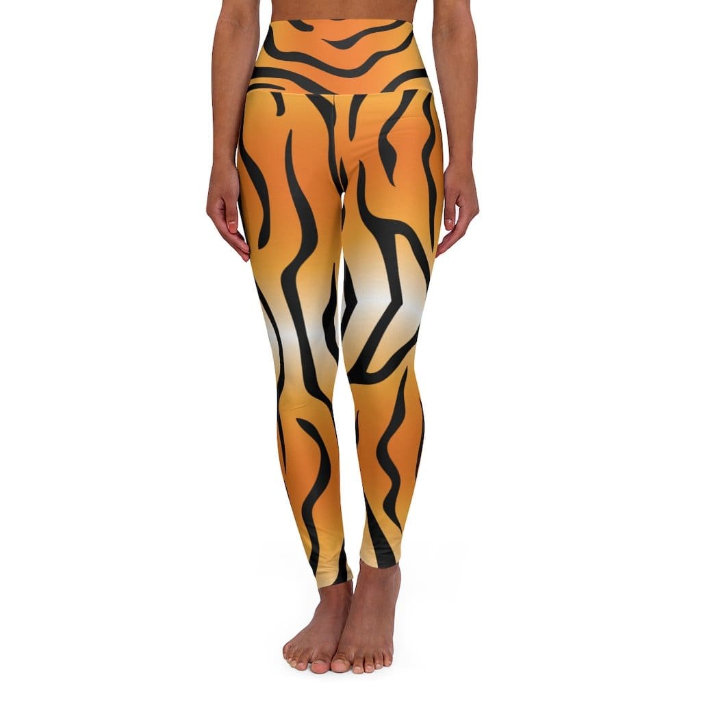 Womens High-waist Fitness Legging Yoga Pants Tiger Stripes - Womens | Leggings