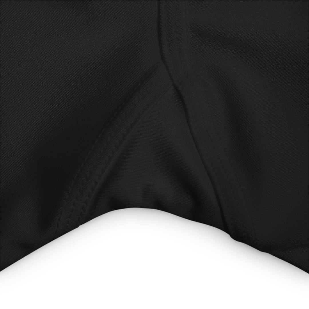 Womens High Waisted Black Yoga Shorts Say it Soul ??ust Ask-god’ Statement