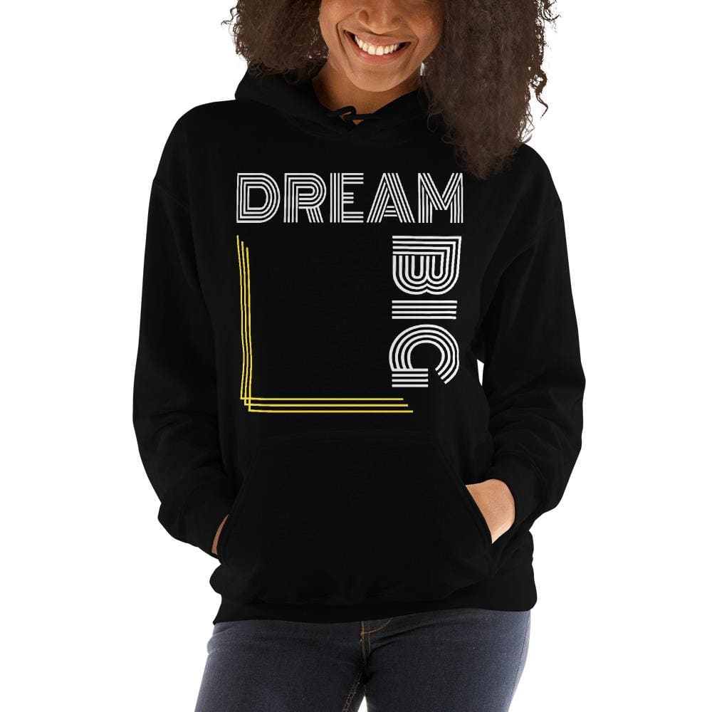 Womens Hoodie - Pullover Hooded Sweatshirt - Graphic/dream Big - Womens