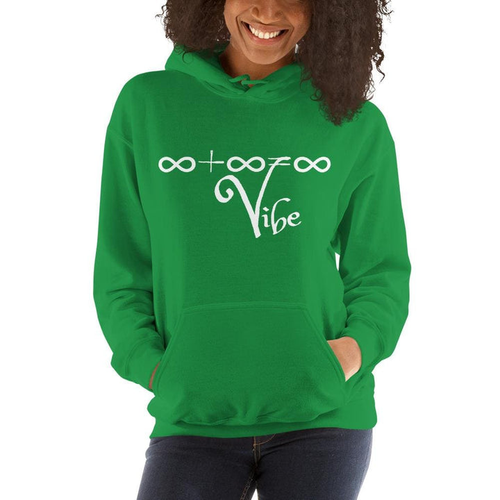 Womens Hoodie - Pullover Hooded Sweatshirt - Graphic/infinite Vibe - Womens