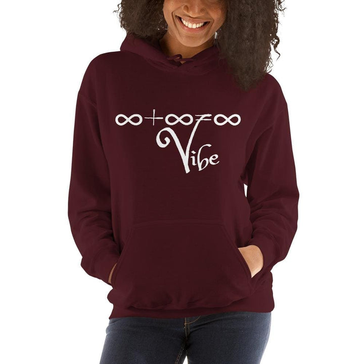 Womens Hoodie - Pullover Hooded Sweatshirt - Graphic/infinite Vibe - Womens