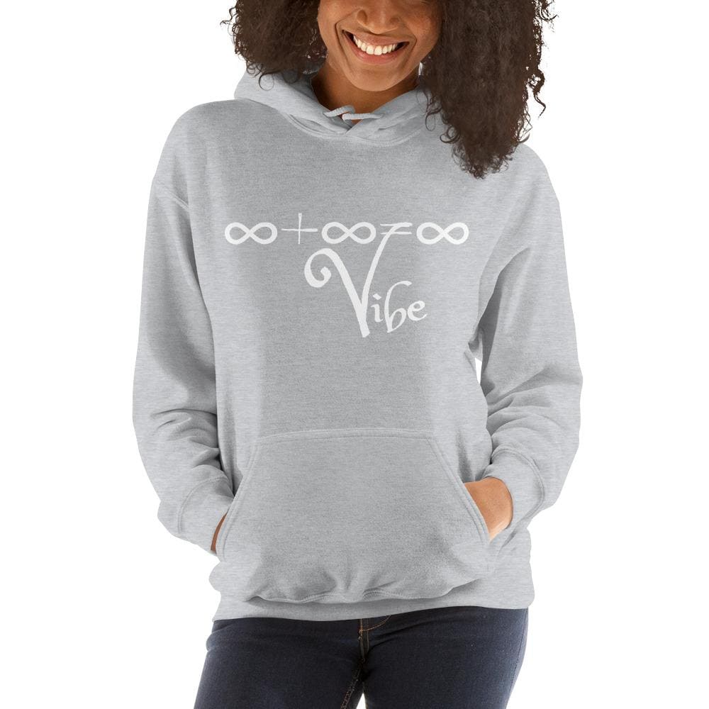 Womens Hoodie - Pullover Hooded Sweatshirt - Graphic/infinite Vibe - Womens