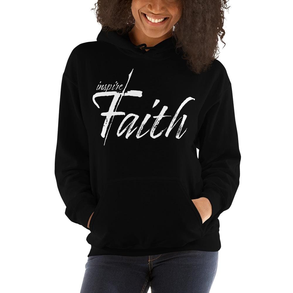 Womens Hoodie - Pullover Hooded Sweatshirt - Graphic/inspire Faith - Womens