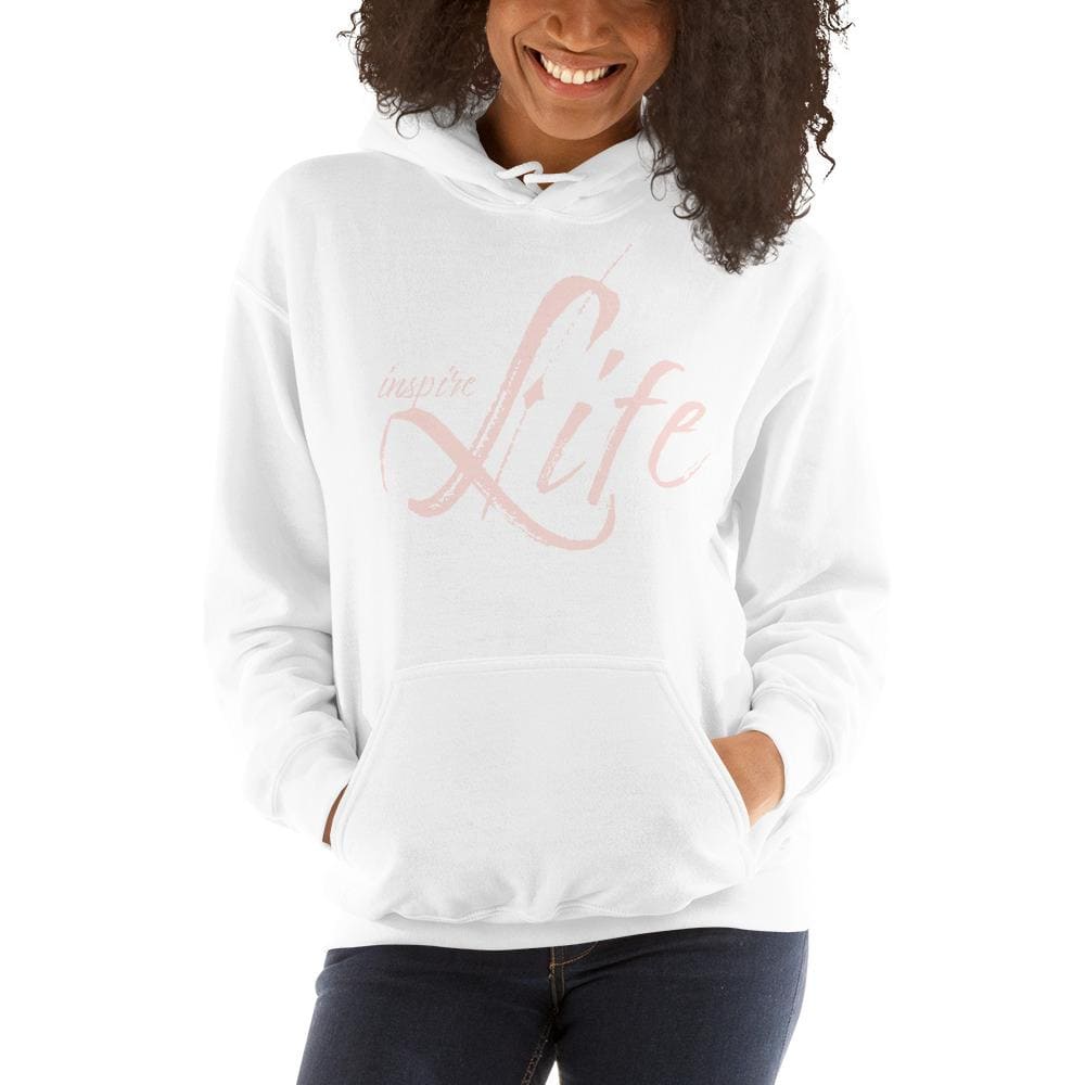 Womens Hoodie - Pullover Hooded Sweatshirt - Graphic/inspire Life - Womens