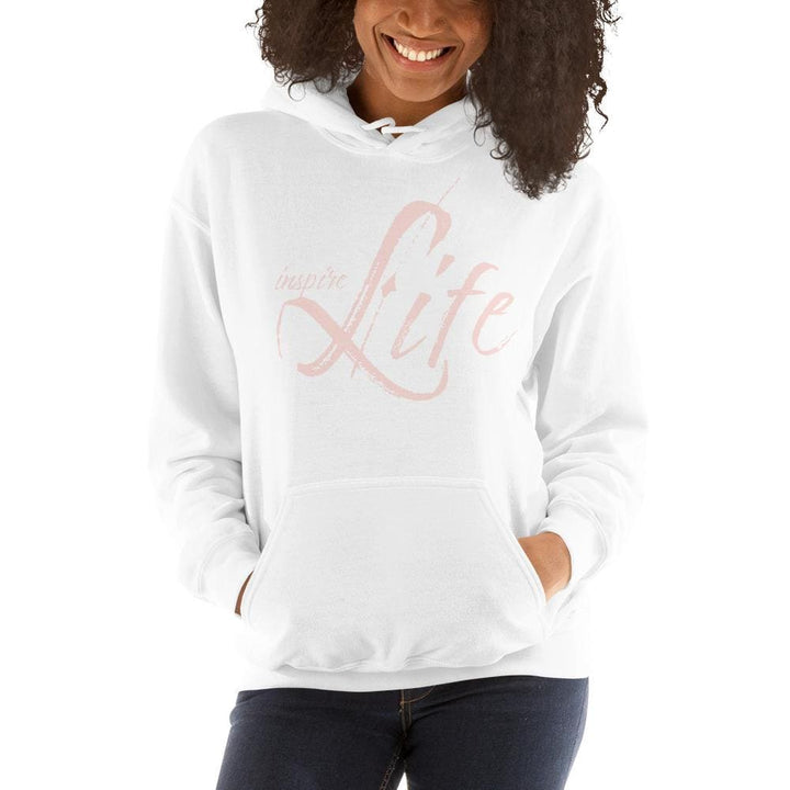 Womens Hoodie - Pullover Hooded Sweatshirt - Graphic/inspire Life - Womens