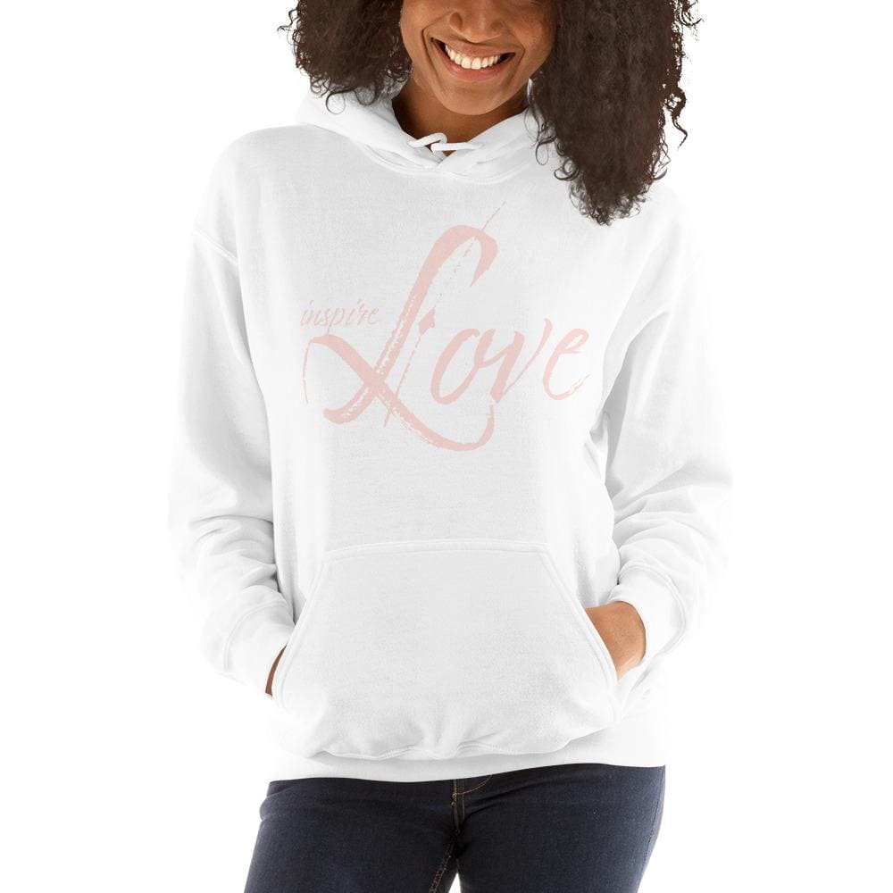 Womens Hoodie - Pullover Hooded Sweatshirt - Graphic/inspire Love - Womens