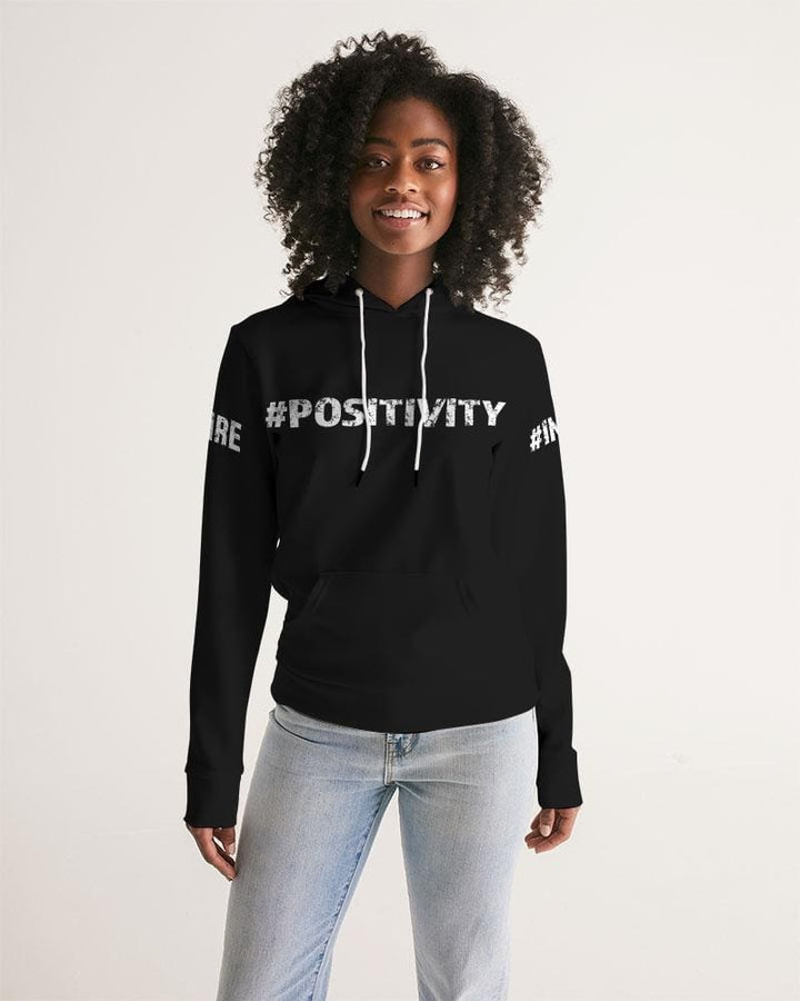 Womens Hoodie - Pullover Hooded Sweatshirt - Graphic/inspire Positivity