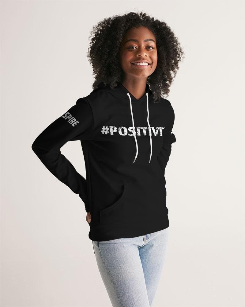 Womens Hoodie - Pullover Hooded Sweatshirt - Graphic/inspire Positivity