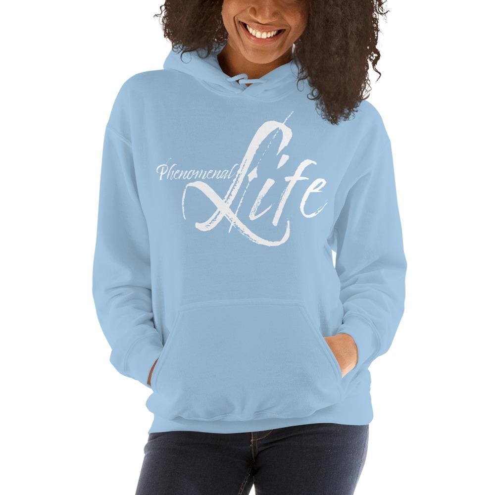 Womens Hoodie - Pullover Hooded Sweatshirt -graphic/phenomenal Life - Womens