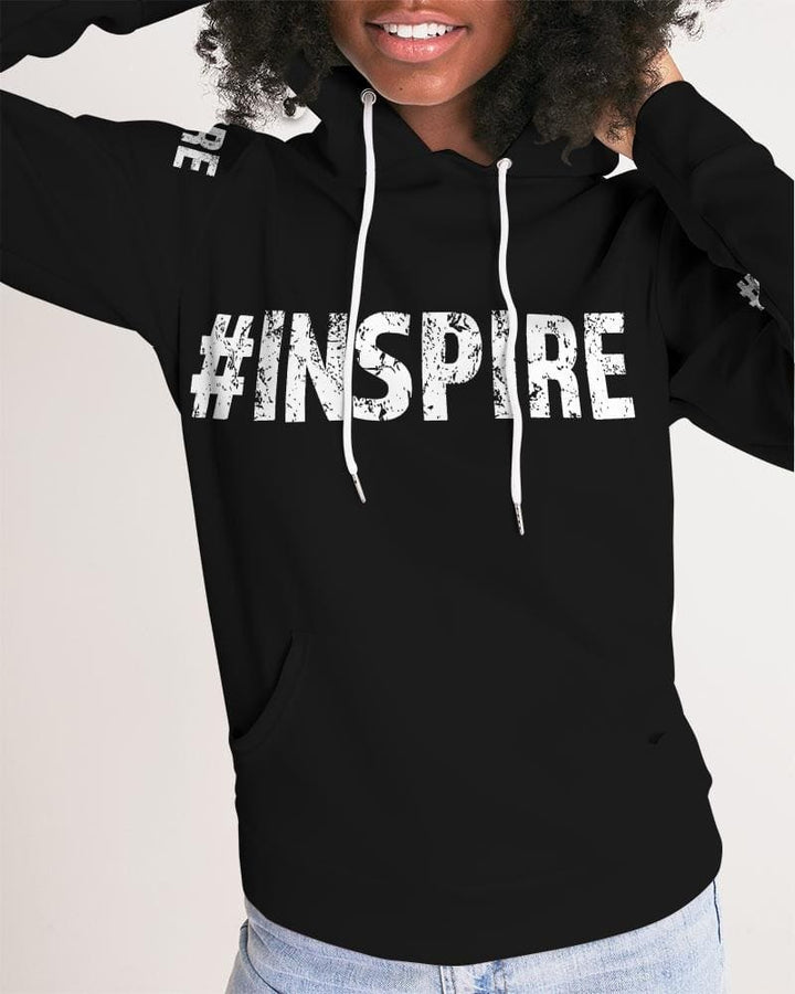 Womens Hoodie - Pullover Hooded Sweatshirt - White Graphic /inspire - Womens