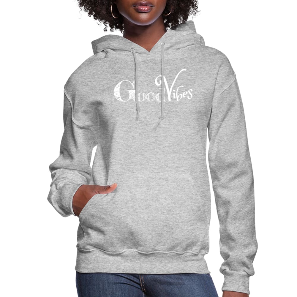 Womens Hoodie - Pullover Sweatshirt - Graphic/good Vibes - Womens | Hoodies