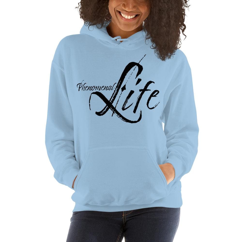 Womens Hoodie - Pullover Sweatshirt - Phenomenal Life / Black - Womens | Hoodies