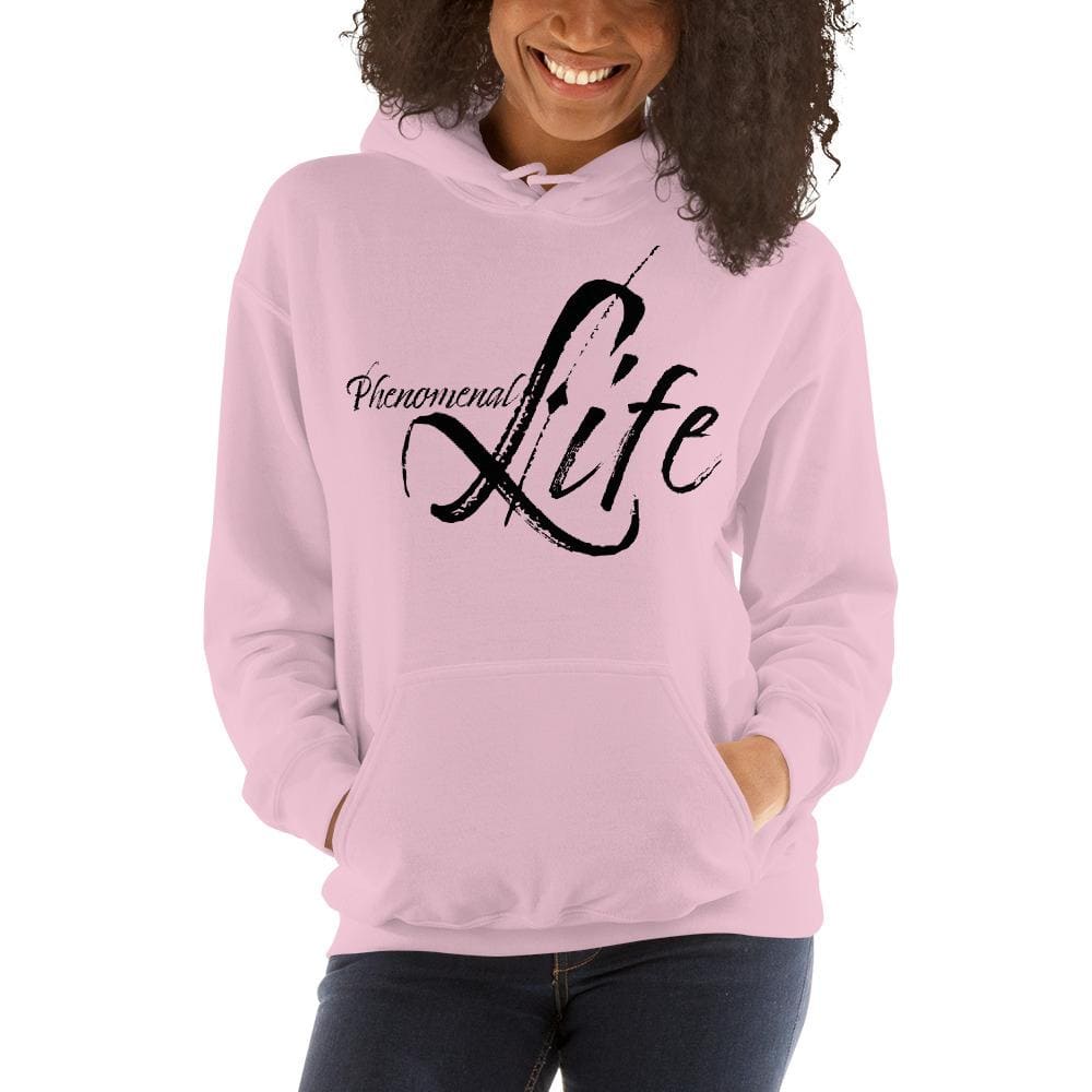 Womens Hoodie - Pullover Sweatshirt - Phenomenal Life / Black - Womens | Hoodies