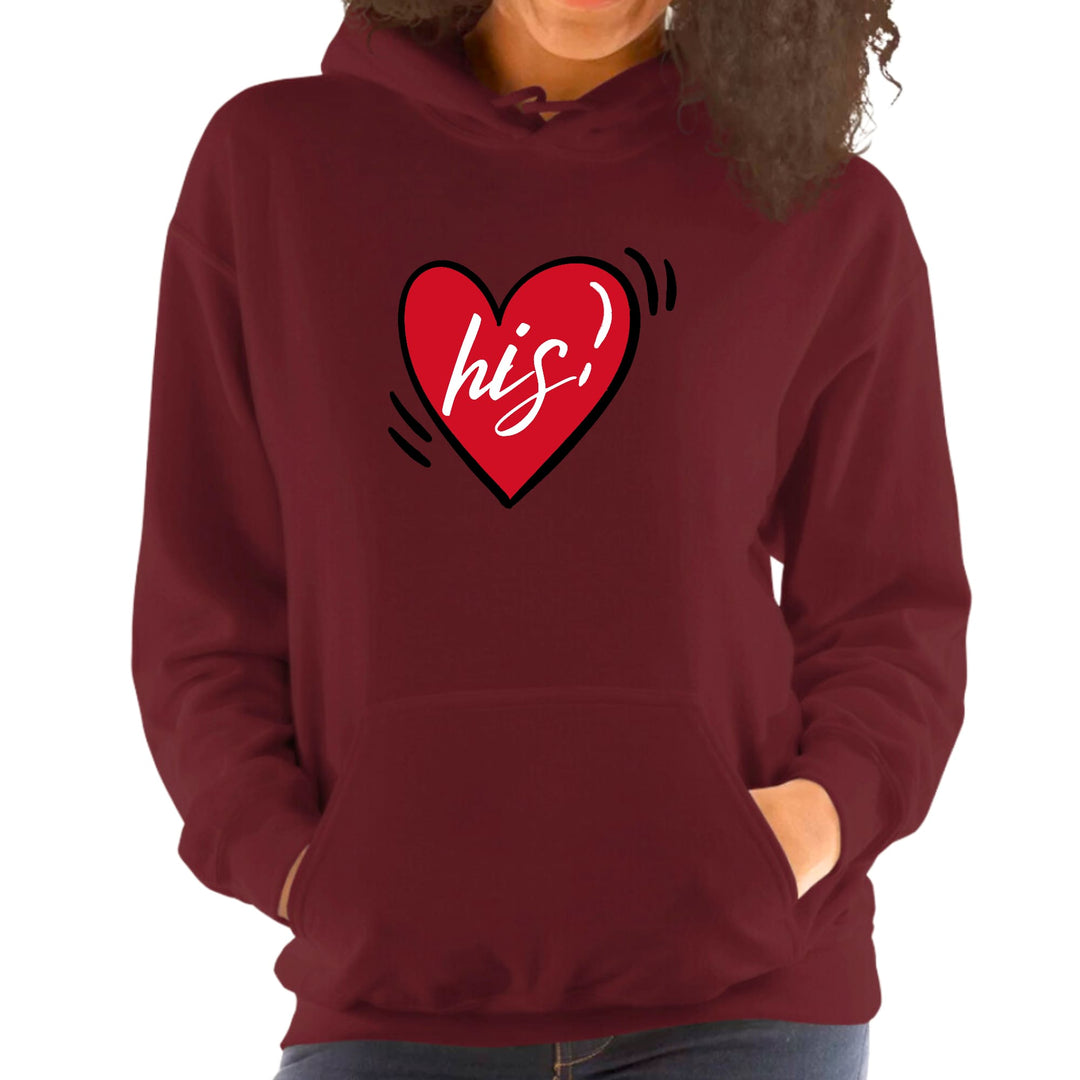 Womens Hoodie Say it Soul His Heart Couples - Womens | Hoodies