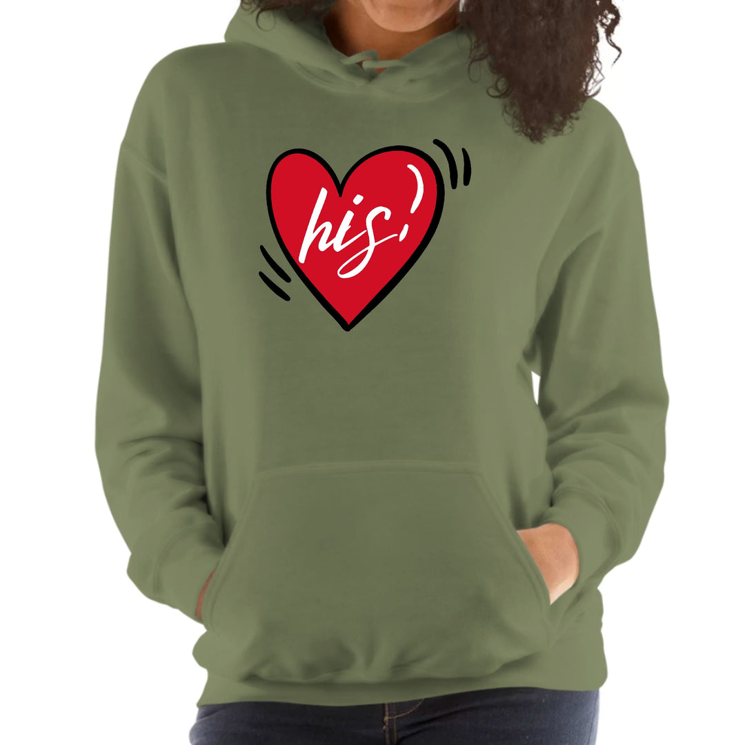 Womens Hoodie Say it Soul His Heart Couples - Womens | Hoodies