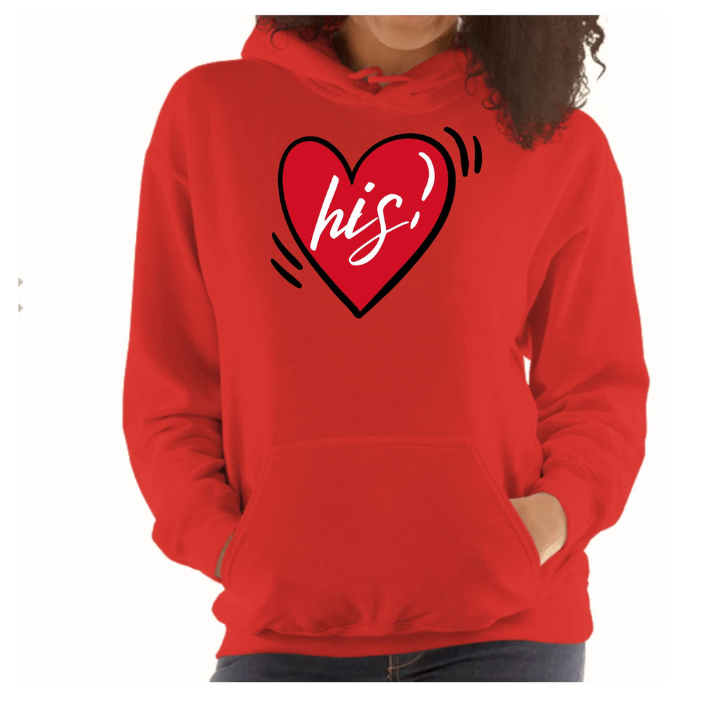 Womens Hoodie Say it Soul His Heart Couples - Womens | Hoodies