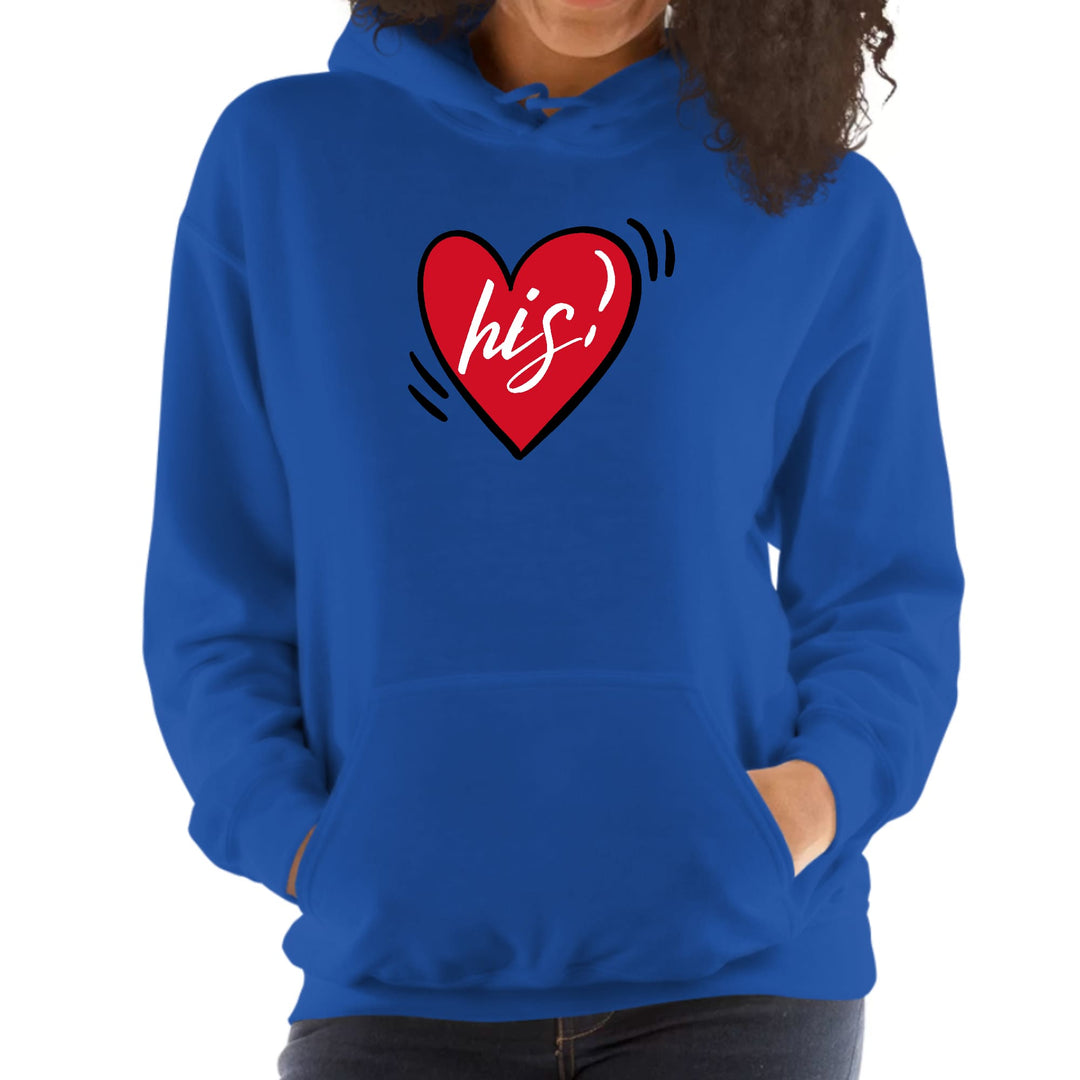 Womens Hoodie Say it Soul His Heart Couples - Womens | Hoodies