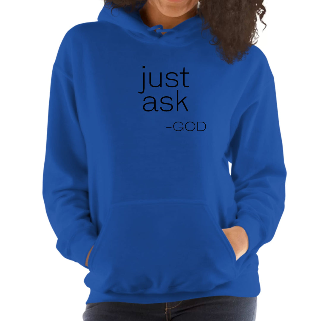 Womens Hoodie Say it Soul ??ust Ask-god’ Statement Shirt Christian - Womens