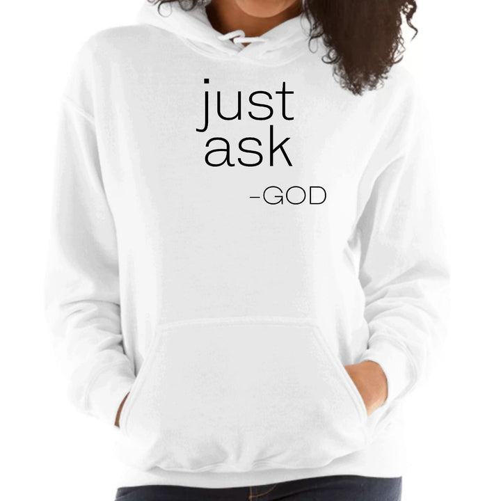 Womens Hoodie Say it Soul ??ust Ask-god’ Statement Shirt Christian - Womens