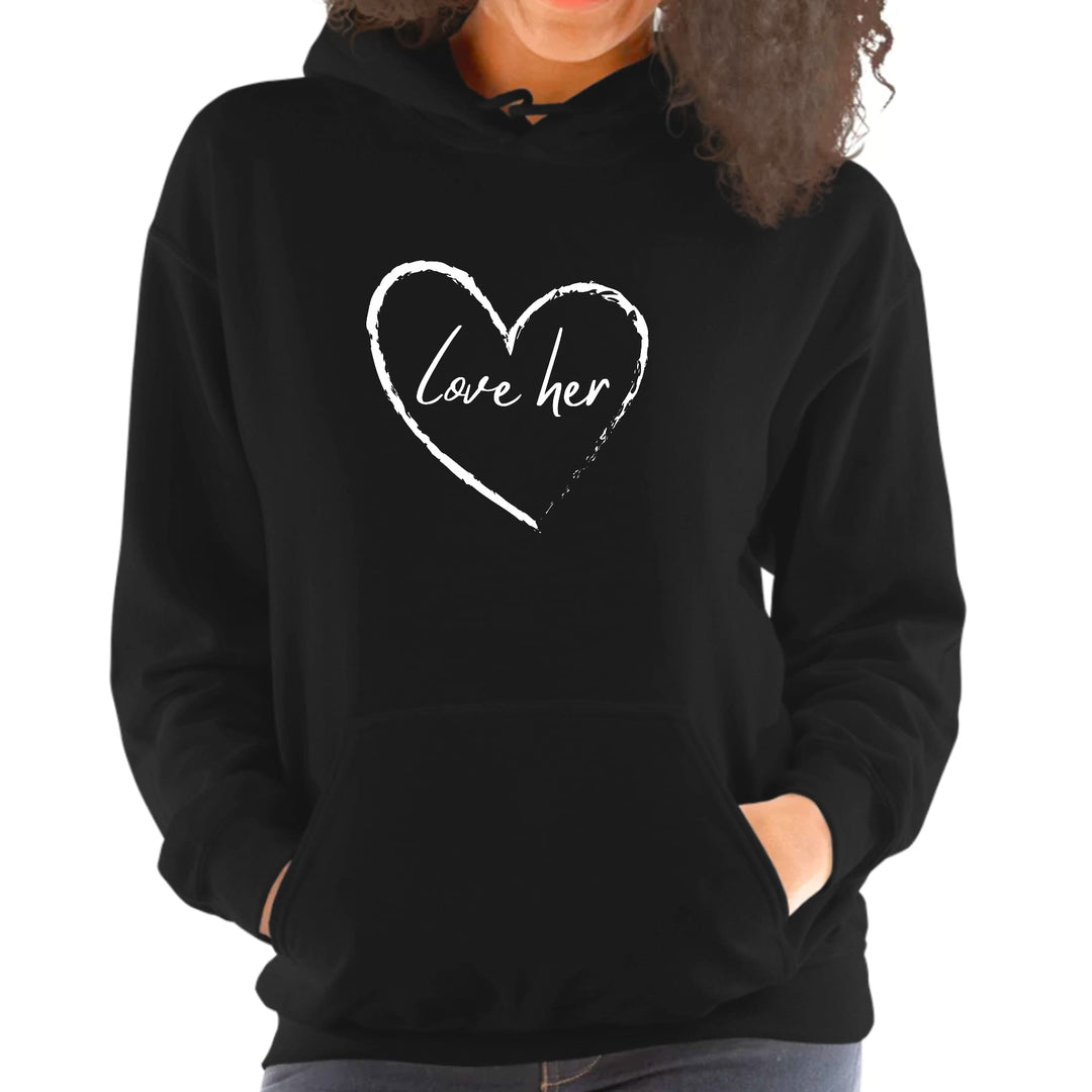 Womens Hoodie Say it Soul Love Her - Womens | Hoodies