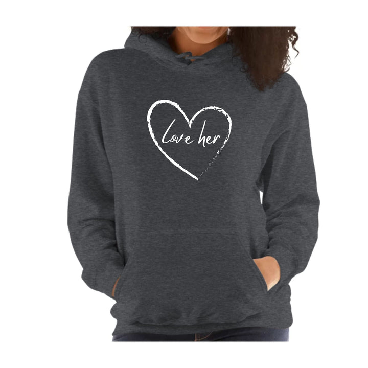 Womens Hoodie Say it Soul Love Her - Womens | Hoodies