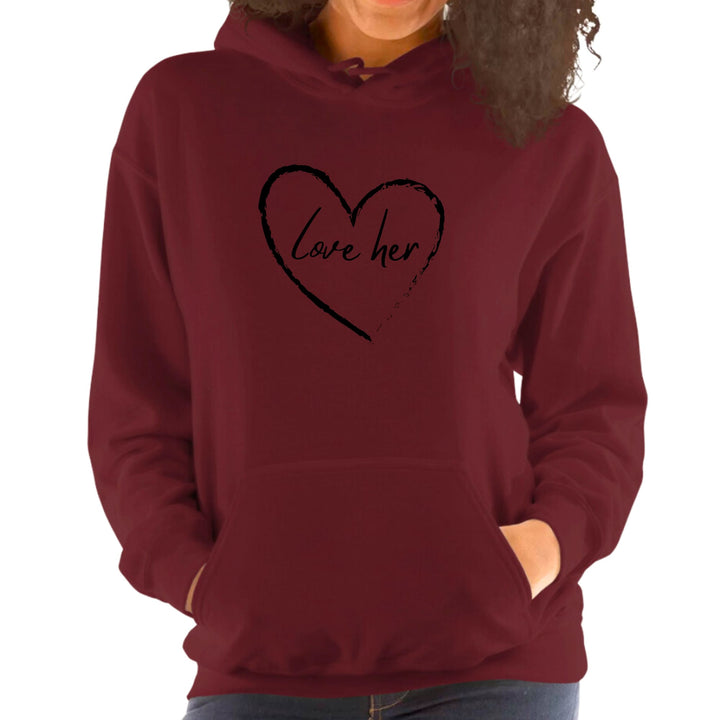 Womens Hoodie Say it Soul Love Her - Womens | Hoodies