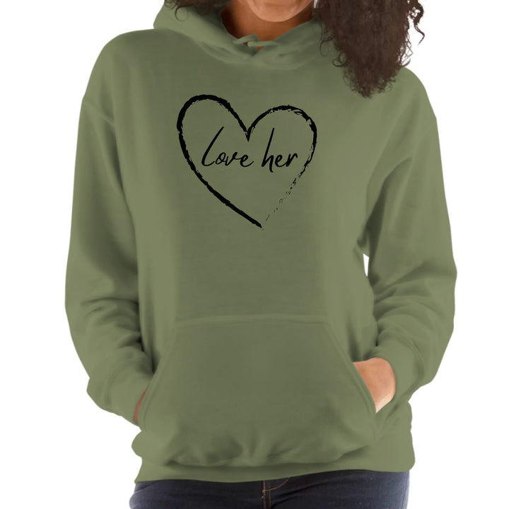 Womens Hoodie Say it Soul Love Her - Womens | Hoodies