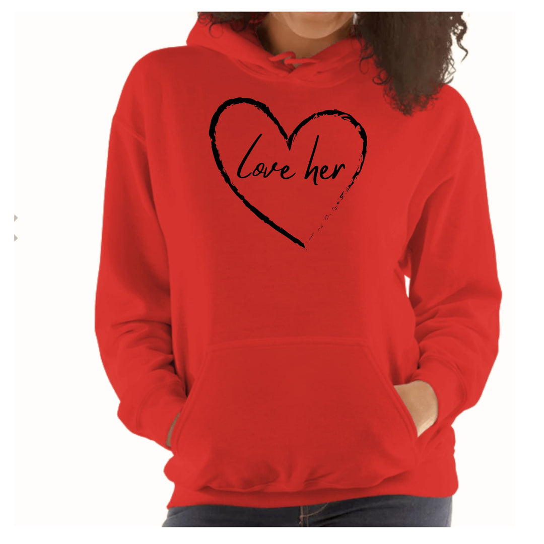 Womens Hoodie Say it Soul Love Her - Womens | Hoodies