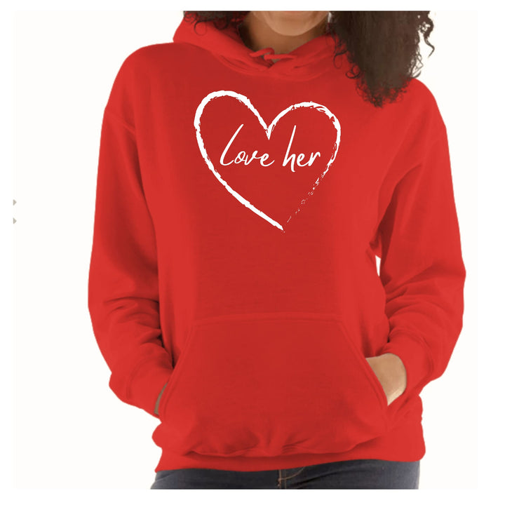 Womens Hoodie Say it Soul Love Her - Womens | Hoodies