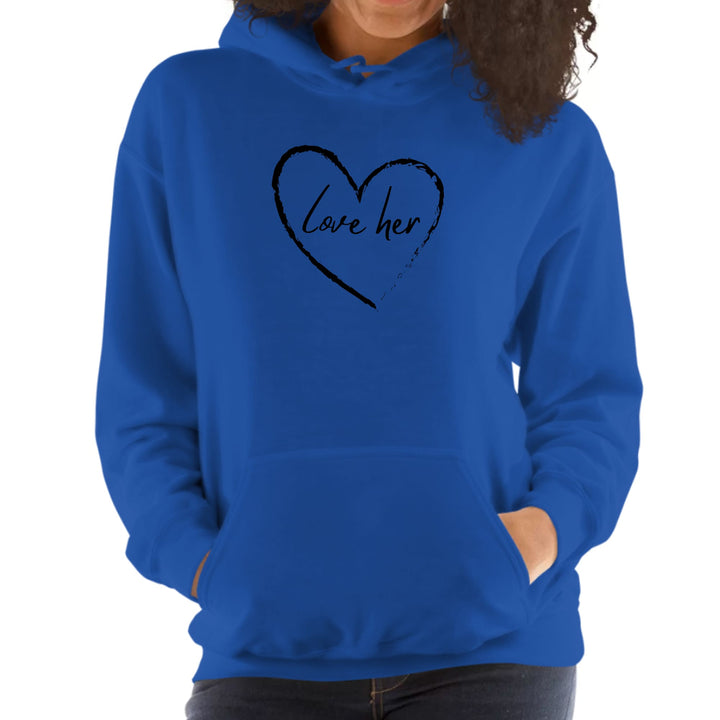 Womens Hoodie Say it Soul Love Her - Womens | Hoodies