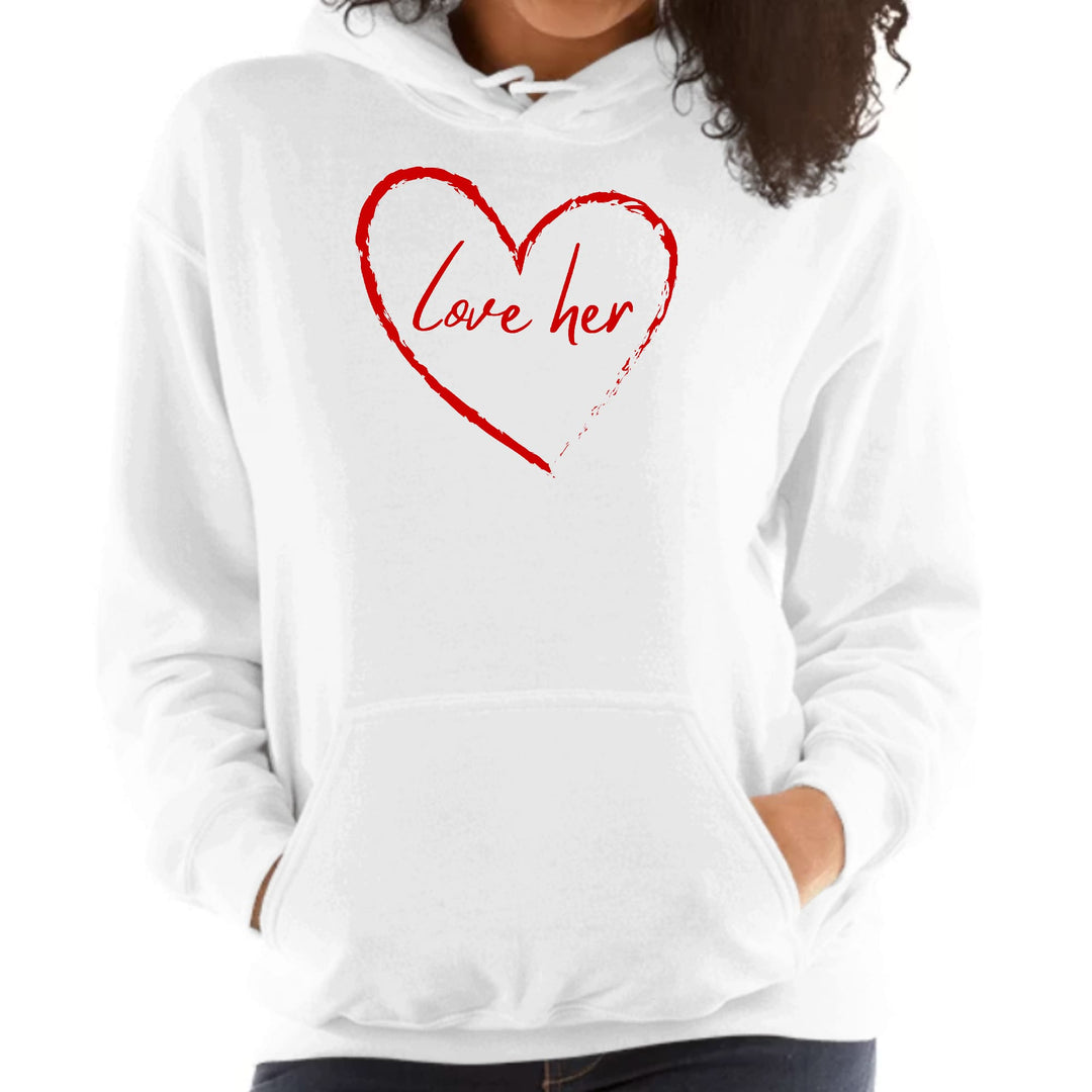 Womens Hoodie Say It Soul Love Her Red - Womens | Hoodies