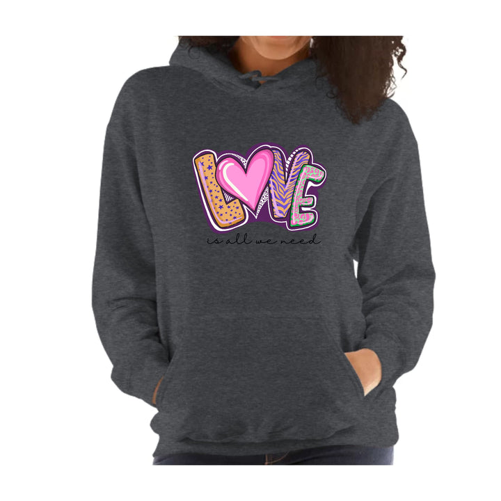 Womens Hoodie Say it Soul - Love is All we Need - Womens | Hoodies