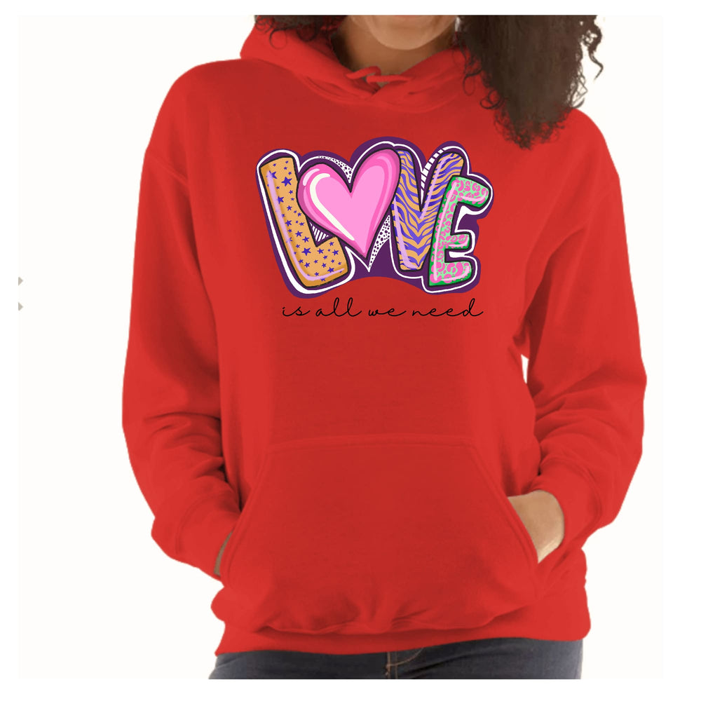 Womens Hoodie Say it Soul - Love is All we Need - Womens | Hoodies