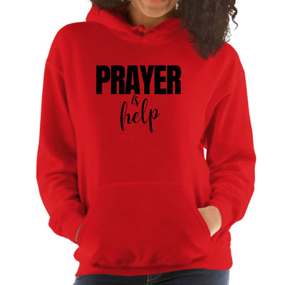 Womens Hoodie Say It Soul - Prayer Is Help Inspirational Quotes, - Womens