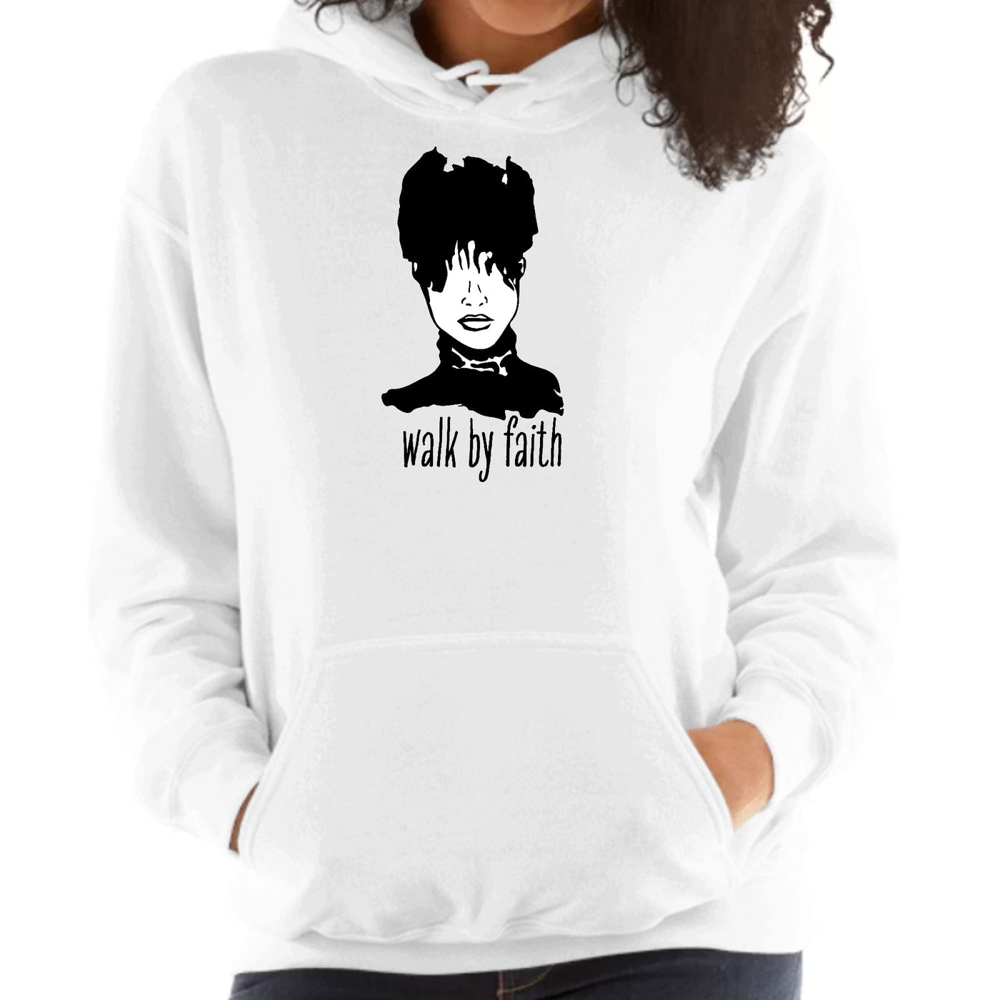 Womens Hoodie Say It Soul Walk By Faith Positive Inspiration - Womens | Hoodies