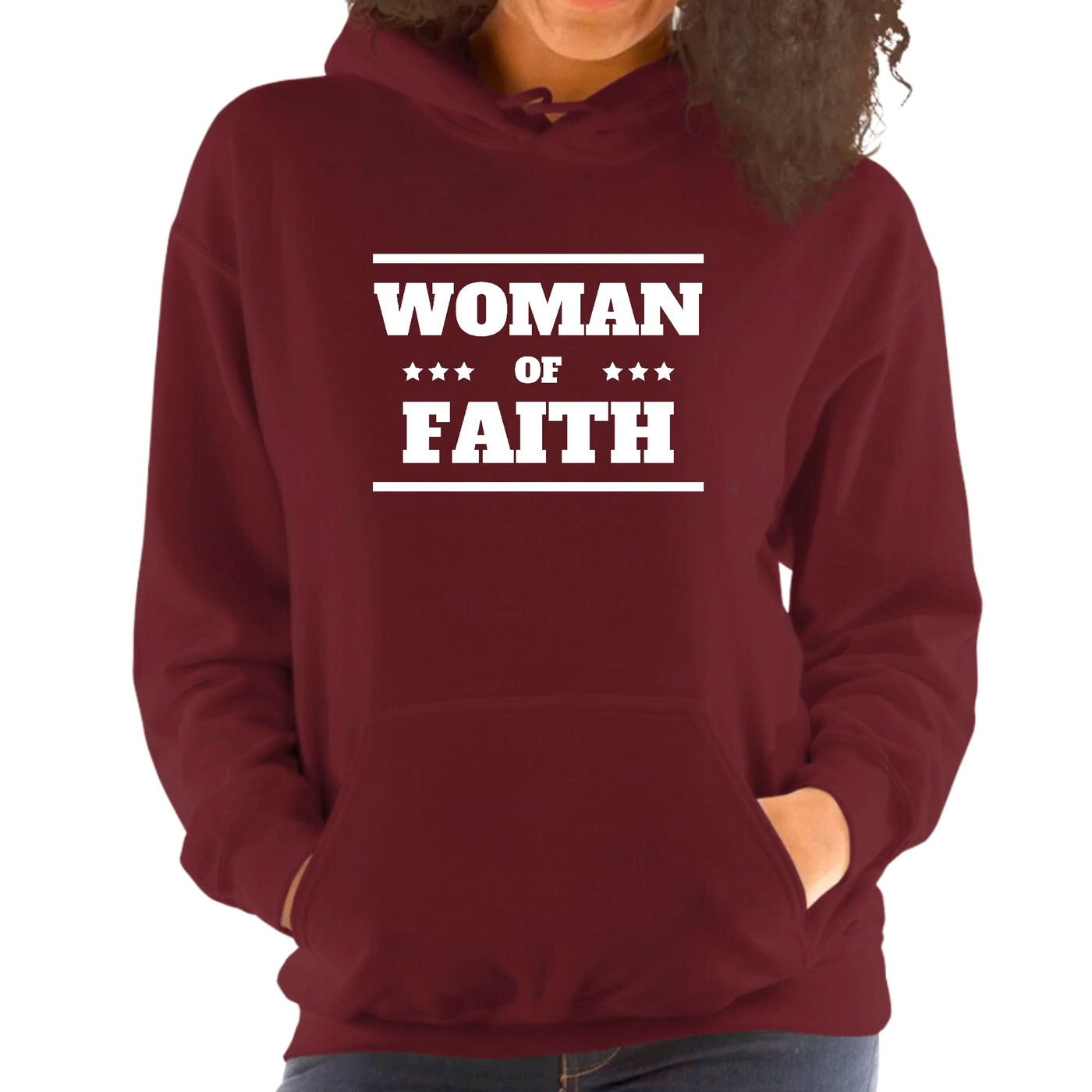 Womens Hoodie Woman Of Faith - Womens | Hoodies