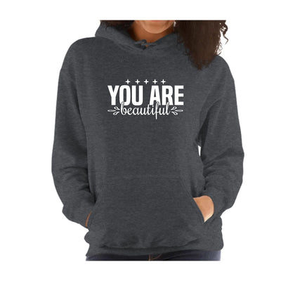 Womens Hoodie You Are Beautiful Inspiration Affirmation - Womens | Hoodies