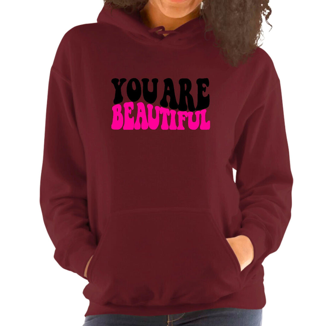 Womens Hoodie you are Beautiful Print - Womens | Hoodies