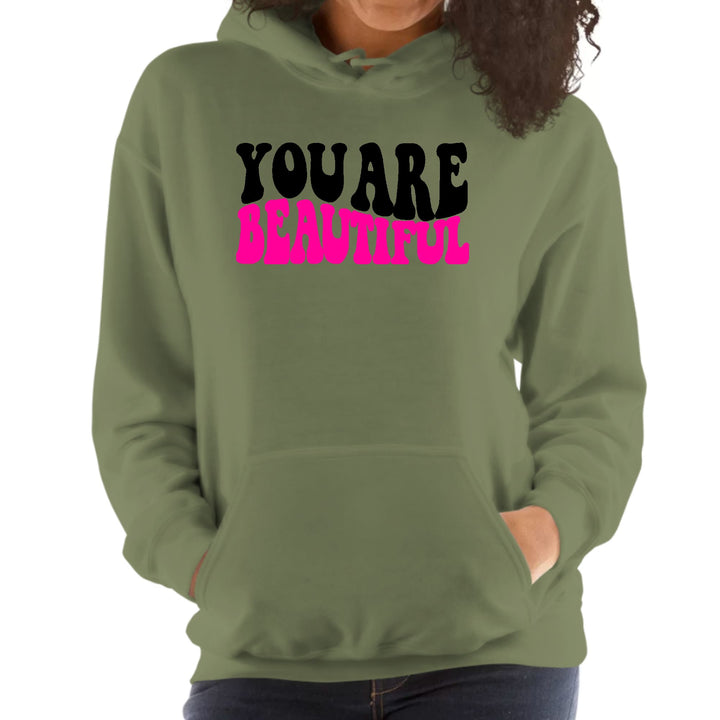 Womens Hoodie you are Beautiful Print - Womens | Hoodies